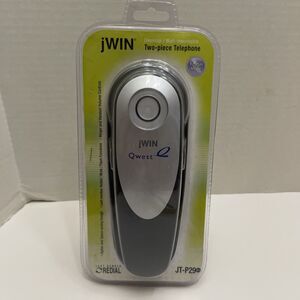 jWIN JT-P29 Single Line Corded Phone 2 Piece New Wall mount Or Desk Top
